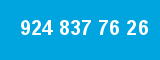 924 837 76 26 924 837 76 26